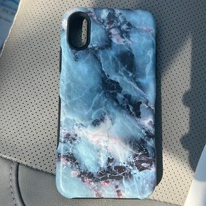 Casely Bold iPhoneX Case Blue Marble